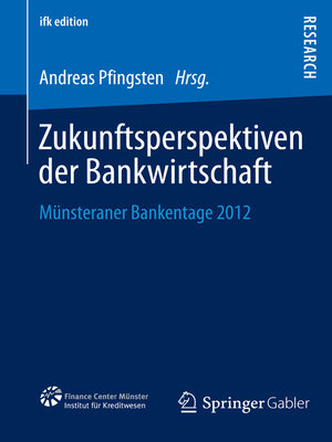 cover image of Zukunftsperspektiven der Bankwirtschaft